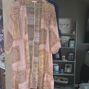 Maurices Earthy Tones Kimono